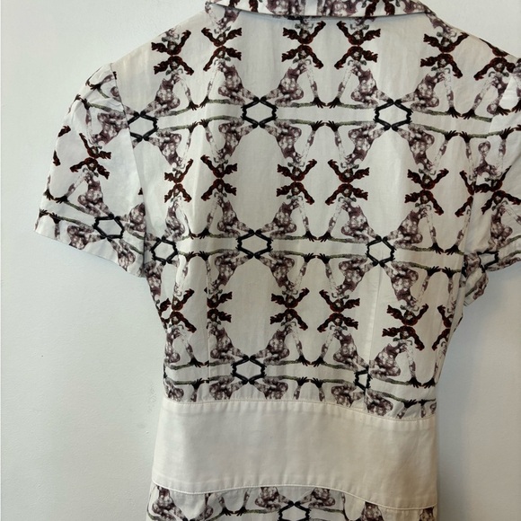 Carolina Herrera Born Free Limited Collection Printed Cotton Shirt Dress - Picture 11 of 12